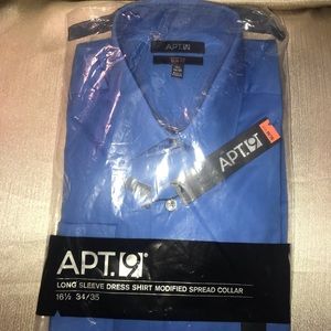 APT 9 Collared Long Sleeve Dress Shirt